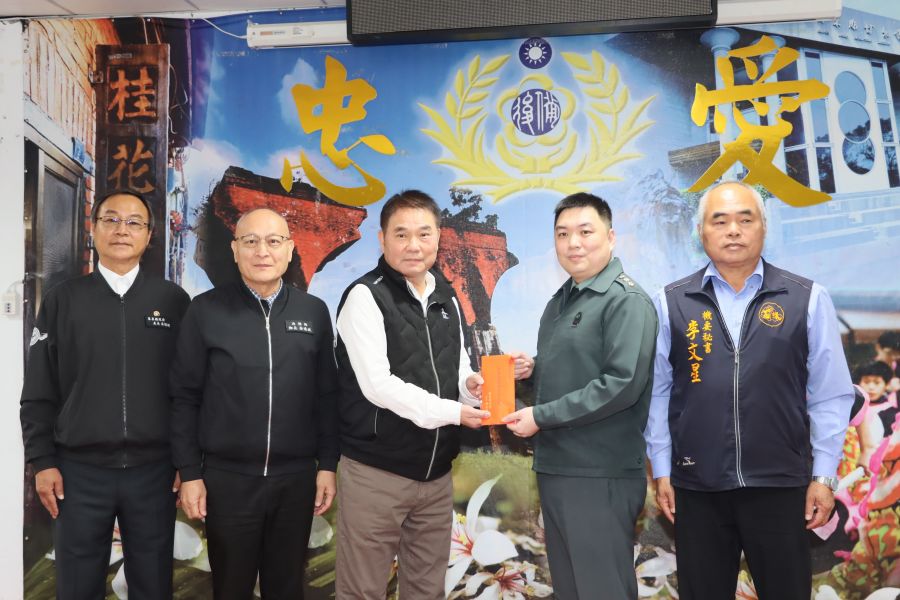 苗栗縣各界勞軍賀新年 致贈加菜金感謝國軍官兵辛勞