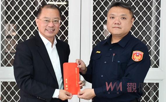 署長春節前夕為斗六警打氣犒賞　強調治安重點及春節交通疏導