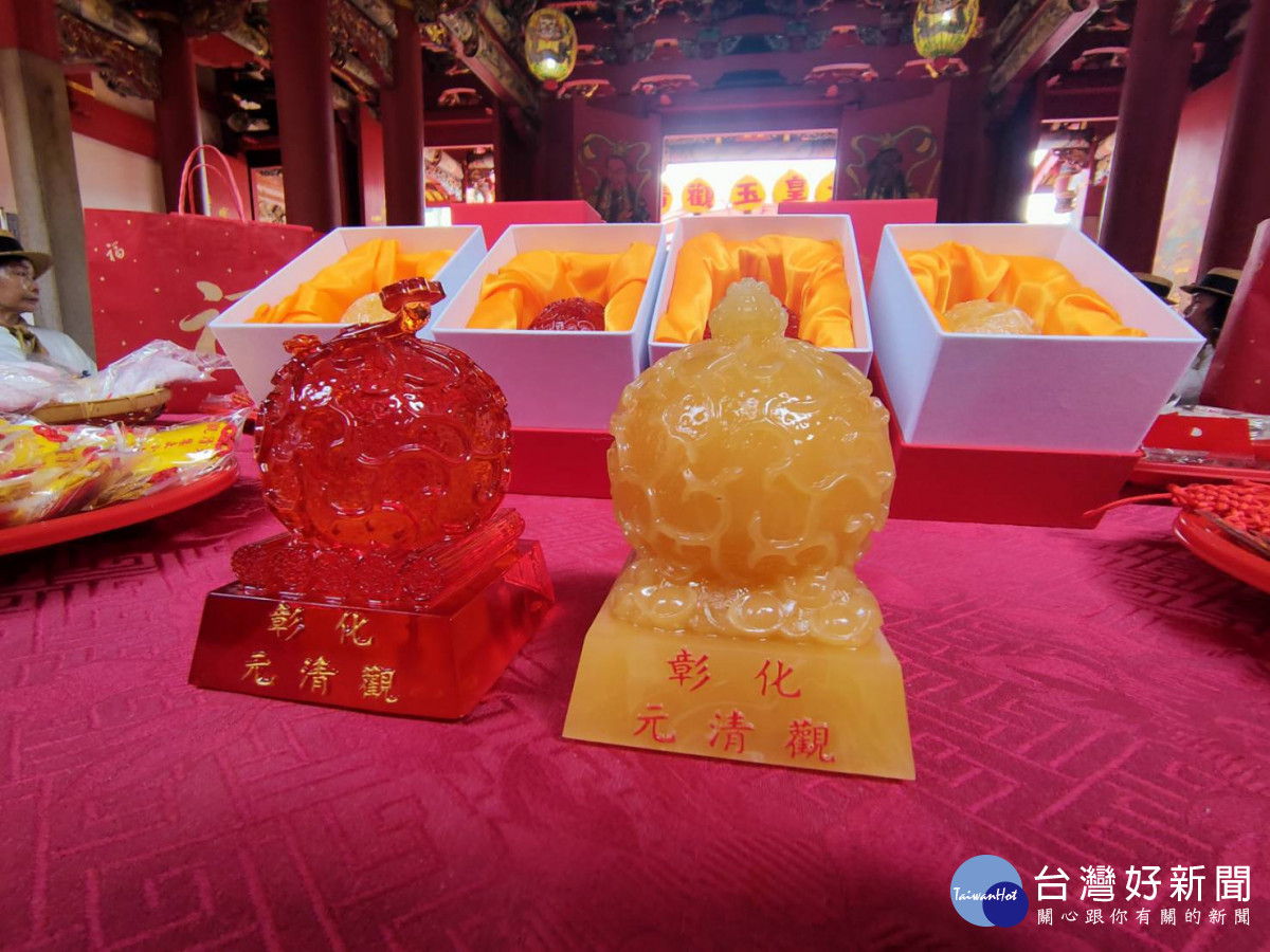 元清觀春節系列活動,「向天公借膽」大年初一展開。圖/記者鄧富珍攝