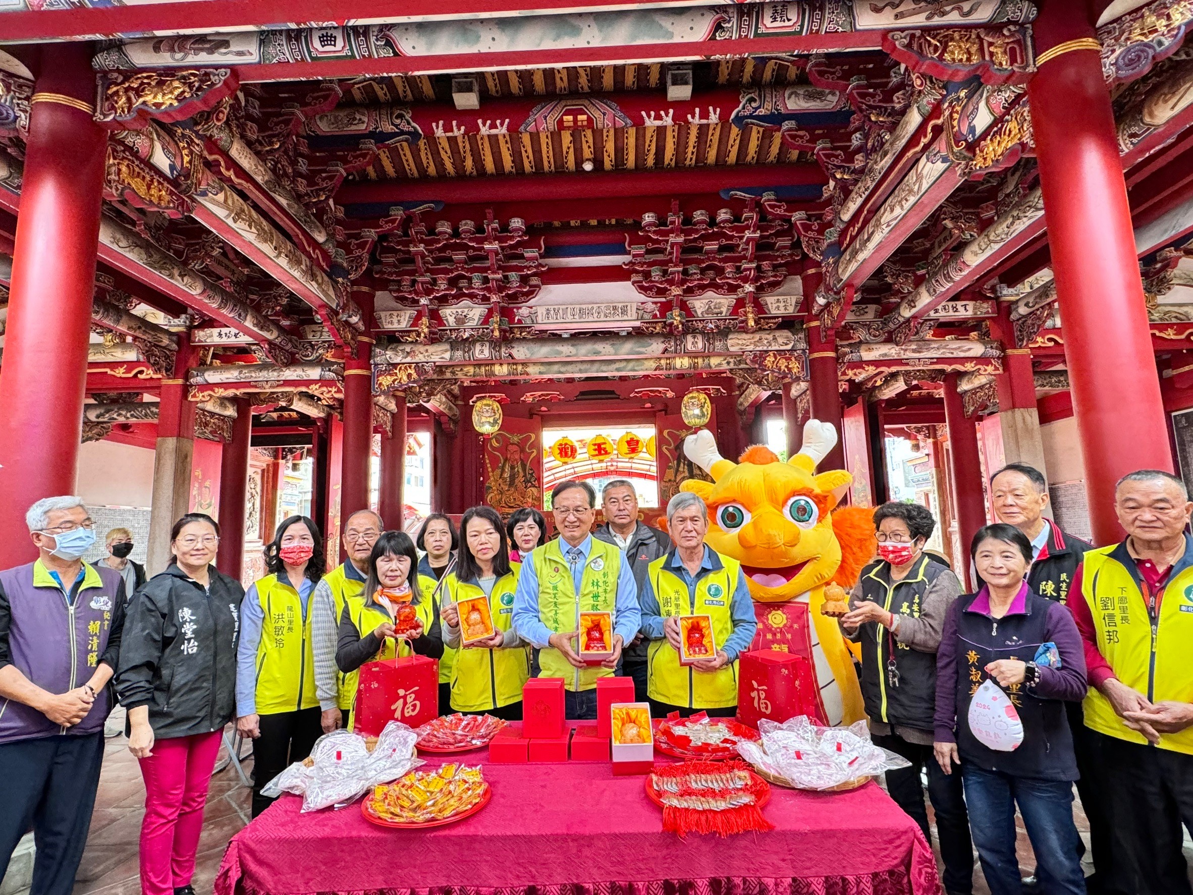 ▲彰化市元清觀是全國唯一的國定古蹟天公廟,今年春節期間將首度舉辦「向天公借膽」春節限定科儀祈福法會系列活動,歡迎大家春節期間到元清觀走春拜。(記者張溎壕攝)