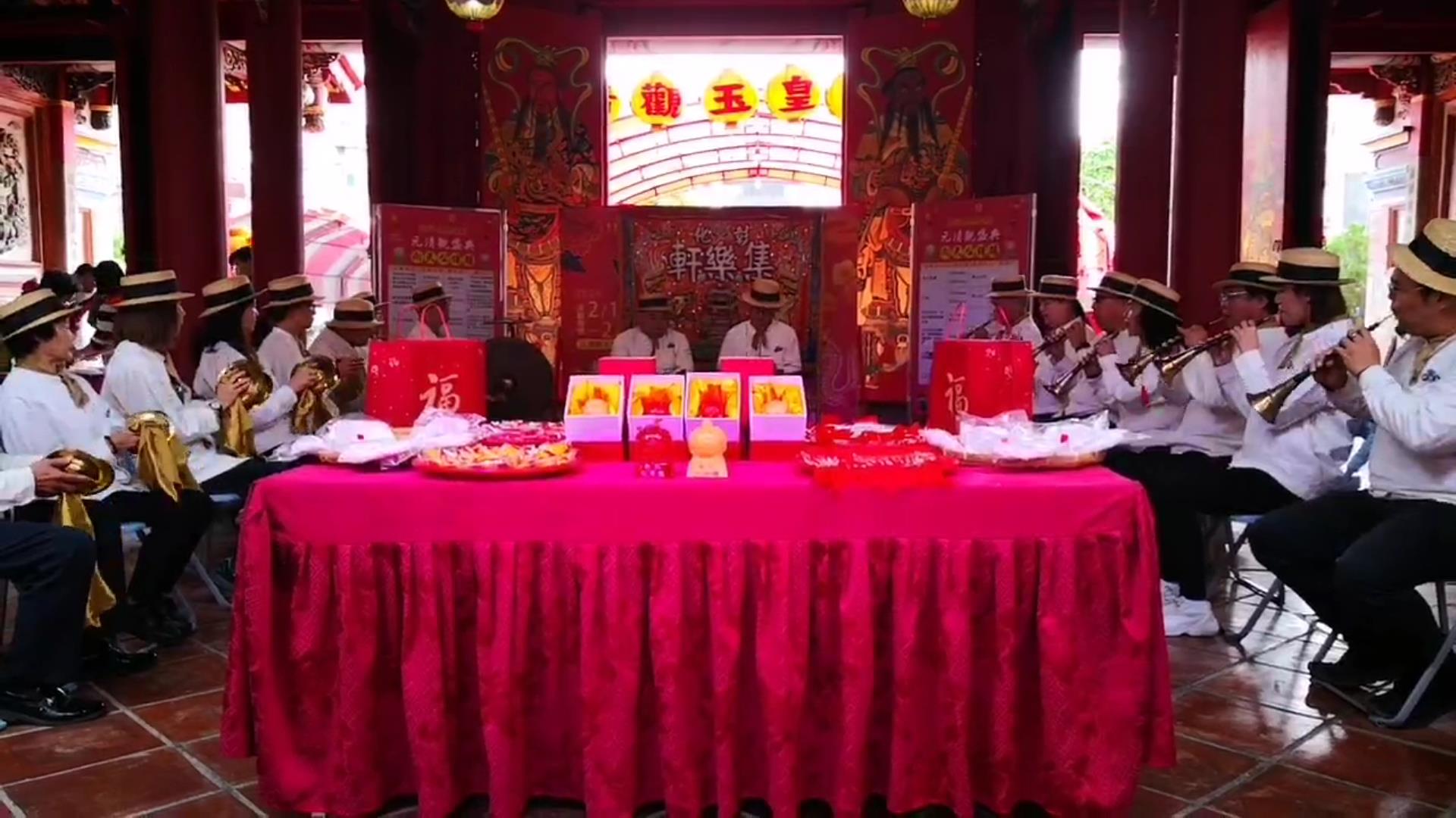▲彰化市元清觀是全國唯一的國定古蹟天公廟，今年春節期間將首度舉辦「向天公借膽」春節限定科儀祈福法會系列活動，歡迎大家春節期間到元清觀走春拜。（記者張溎壕攝）
