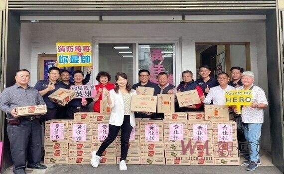 最強後盾！中市議員黃佳恬暖心公益  慰勞太平警消人員提升量能