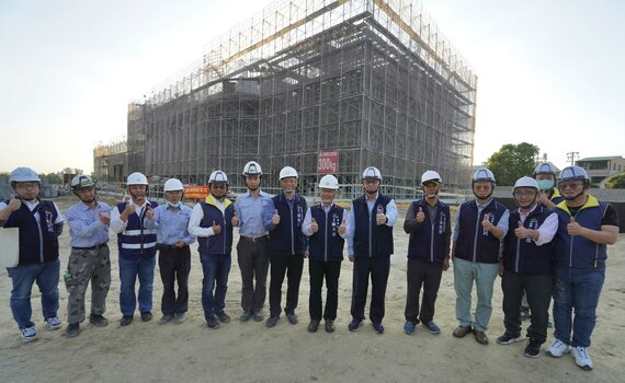 視察聯合行政中心工程     結合地景意象打造太平新地標