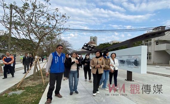 (有影片)/北港糖廠鐵道地景文化空間完工 張麗善:體驗不一樣的糖廠風貌