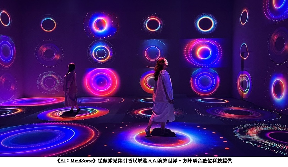 方陣聯合數位科技推出首部結合科技與藝術的常設展「AI: MindScape」駁二蓬萊B10倉庫盛大登場