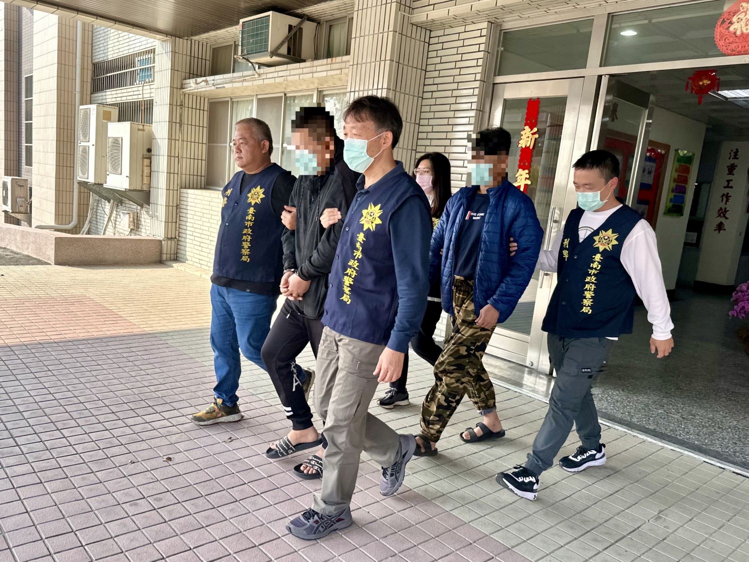 ▲警方查獲鍾嫌毒品下游許姓藥頭等3人到案。（圖／記者陳彥霖翻攝）