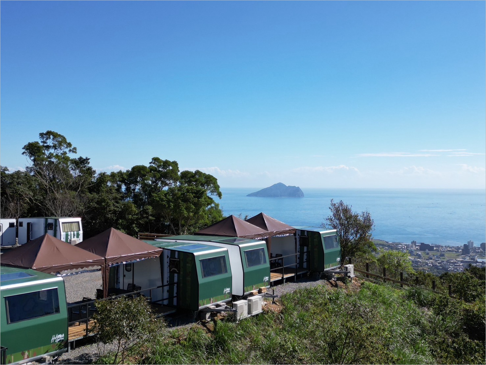晚鳥看過來 宜蘭頭城新露營地「呼啦莊園」免出國度假百萬漁港夜景就在這