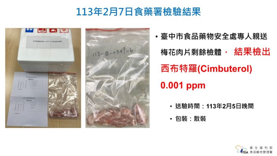 真有瘦肉精!趕工24小時複驗出爐 食藥署:台糖豬肉片檢出0.001 ppm 290 真有瘦肉精!趕工24小時複驗出爐 食藥署:台糖豬肉片檢出0.001 ppm 289