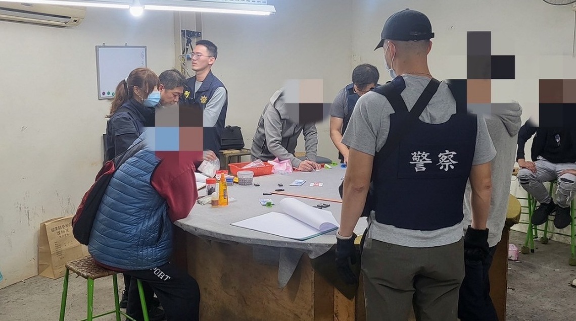 苗警春節前破獲職業賭場    遏阻賭博歪風維護社會治安