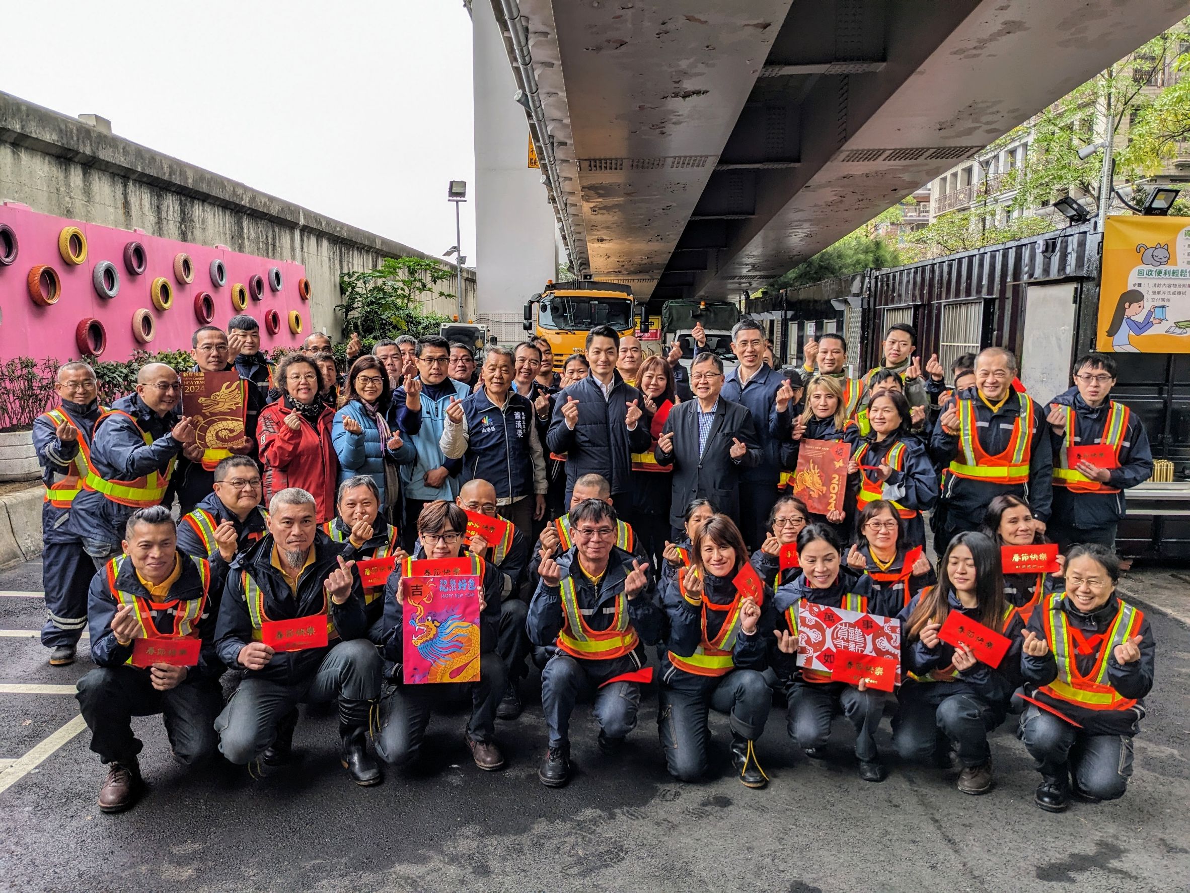 家戶乾淨迎新春　蔣萬安慰勉北市清潔隊加班收運垃圾