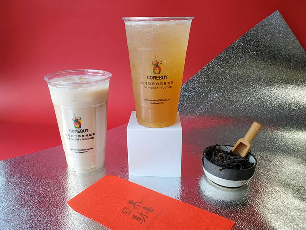 COMEBUY獨家UberEats開工優惠,限定(玉荷冰綠)及(招牌奶茶)買一送一