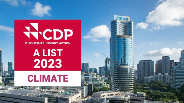 中興通訊榮登CDP氣候變化「A級榜單」,彰顯綠色發展領導力
