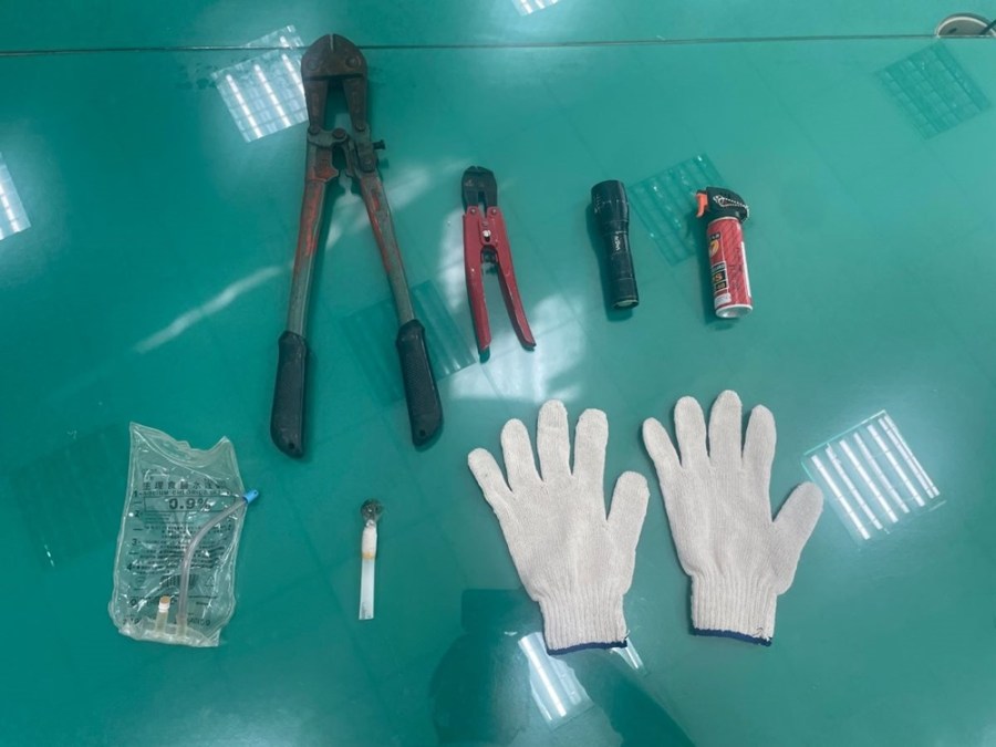 破壞鎖鏈偷電纜線 鎖定載贓物車輛大數據分析逮工地賊 258 cnews204240209a02