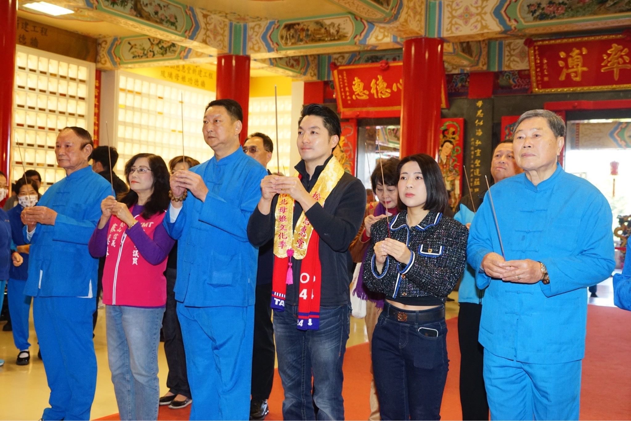 蔣萬安初五赴廟祈求開工大吉 北市四時無災