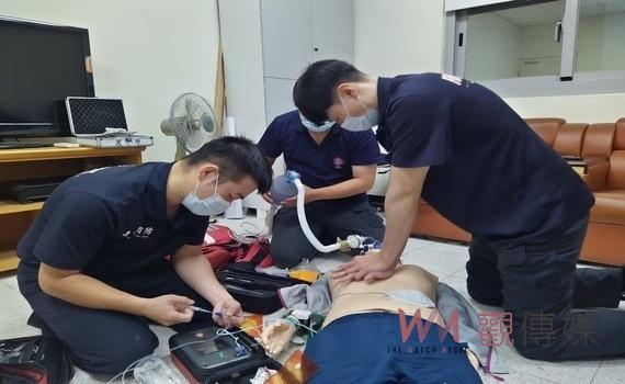 中市到院前緊急救護再創里程碑!消防局:雙軌派遣精益求精