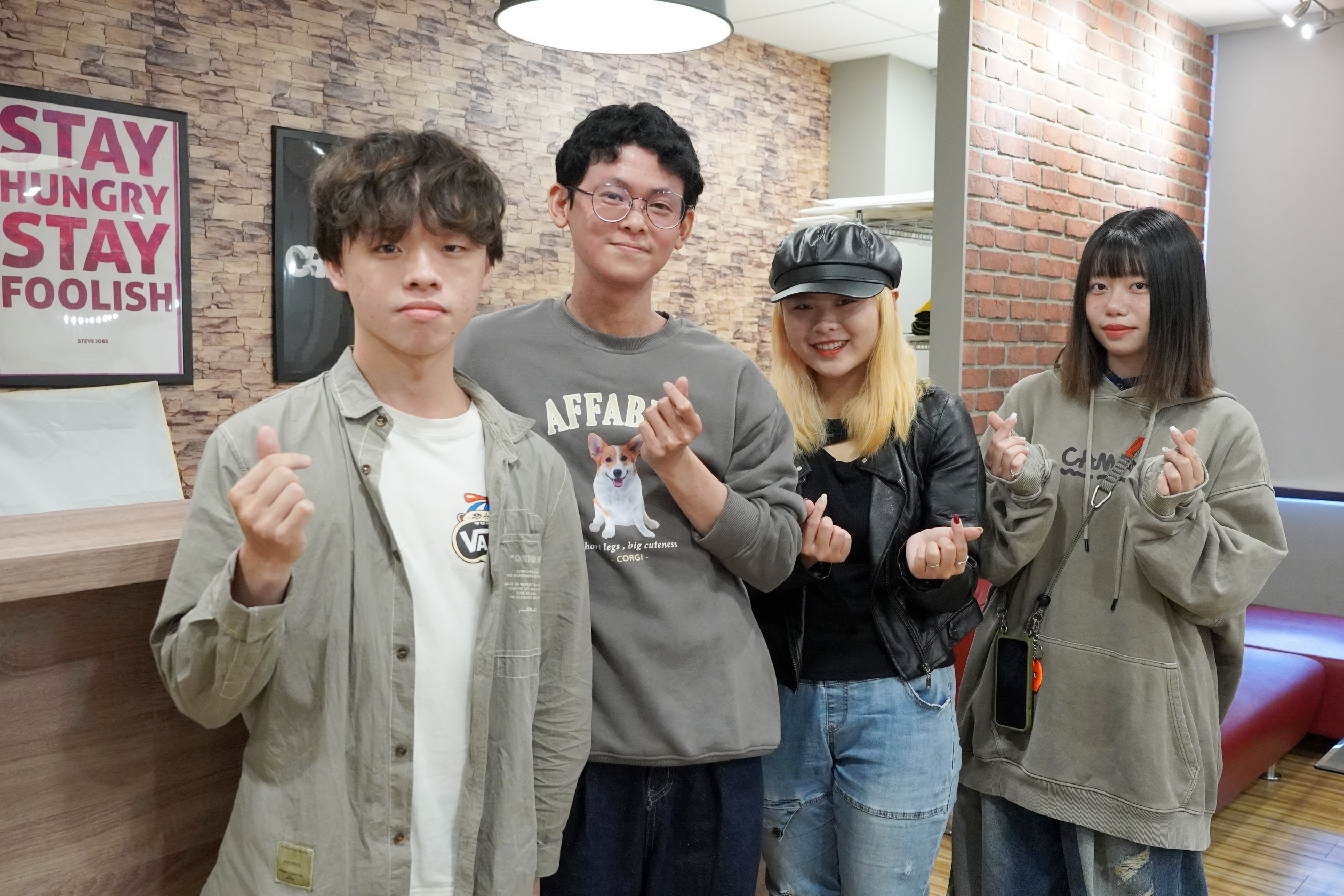▲大葉大學4名學生分享印尼遊學經驗。（大葉大學提供）
