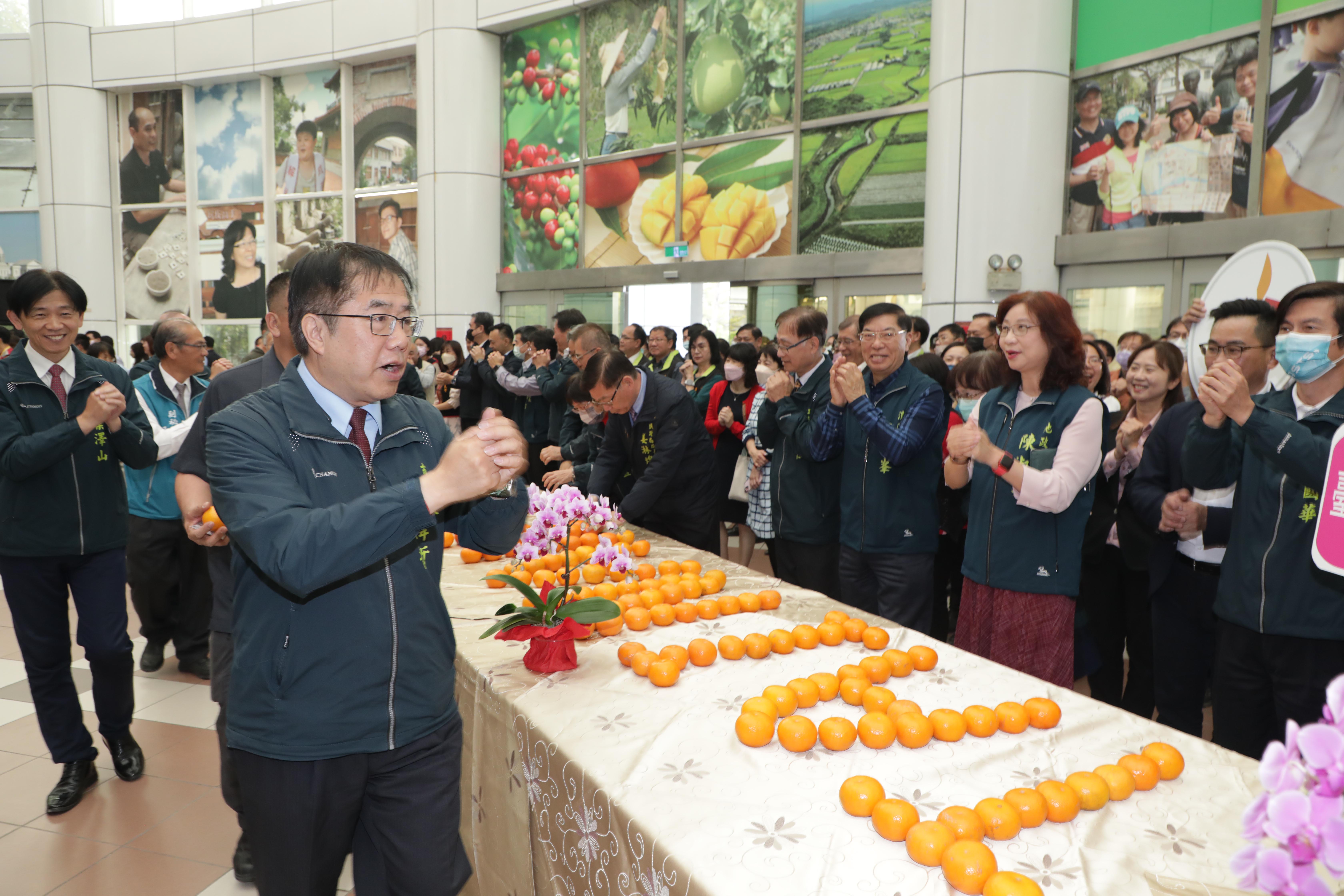 台南市府新春團拜 黃偉哲期勉同仁為市民提供最好的服務
