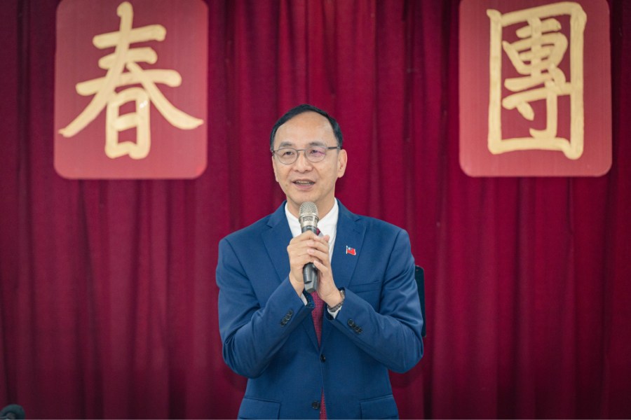 國會聽證調查權挨批「毀憲」 朱立倫:民進黨走倒退路線 196 朱立倫參加國民黨新春團拜。