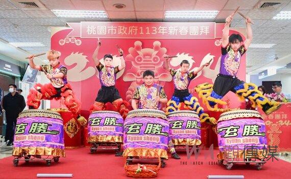 桃園市政府新春團拜 市長期勉同仁一起打造友善宜居的城市