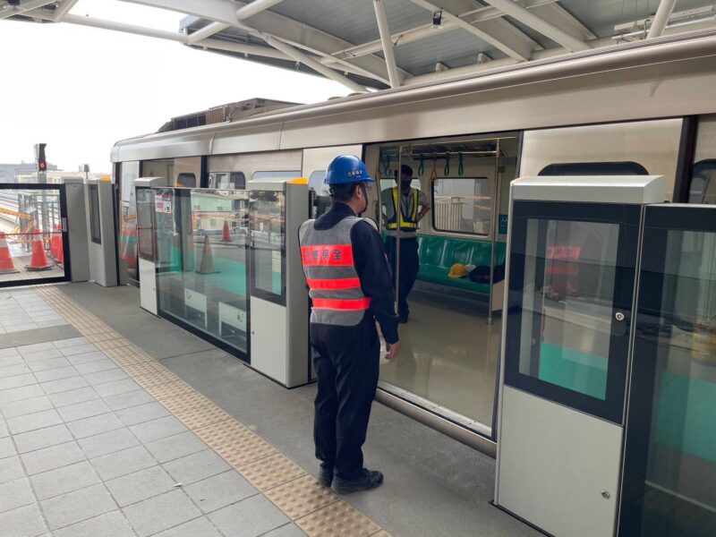 高雄捷運岡山車站(RK1)岡山-路竹延伸線  路段開始行車測試