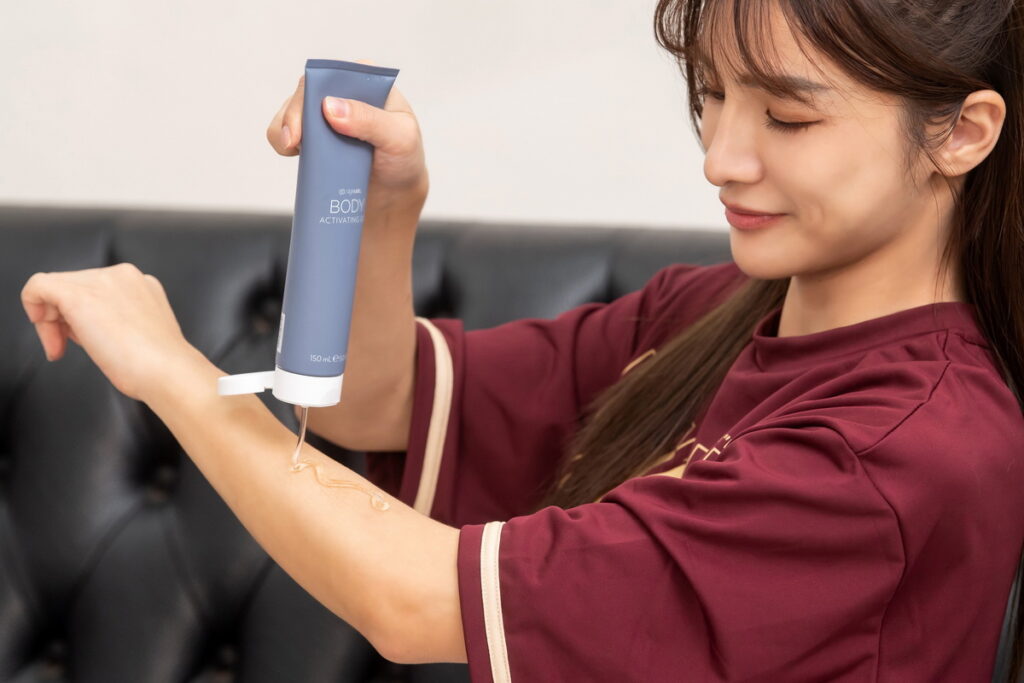 _Nu Skin 同步推出三款專屬保養品,其中「美體甦活平衡膠」幫助舒活全身心,減輕緊繃繁重感