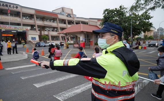 開學日員警加強護童勤務 雲林縣打造安全校園環境