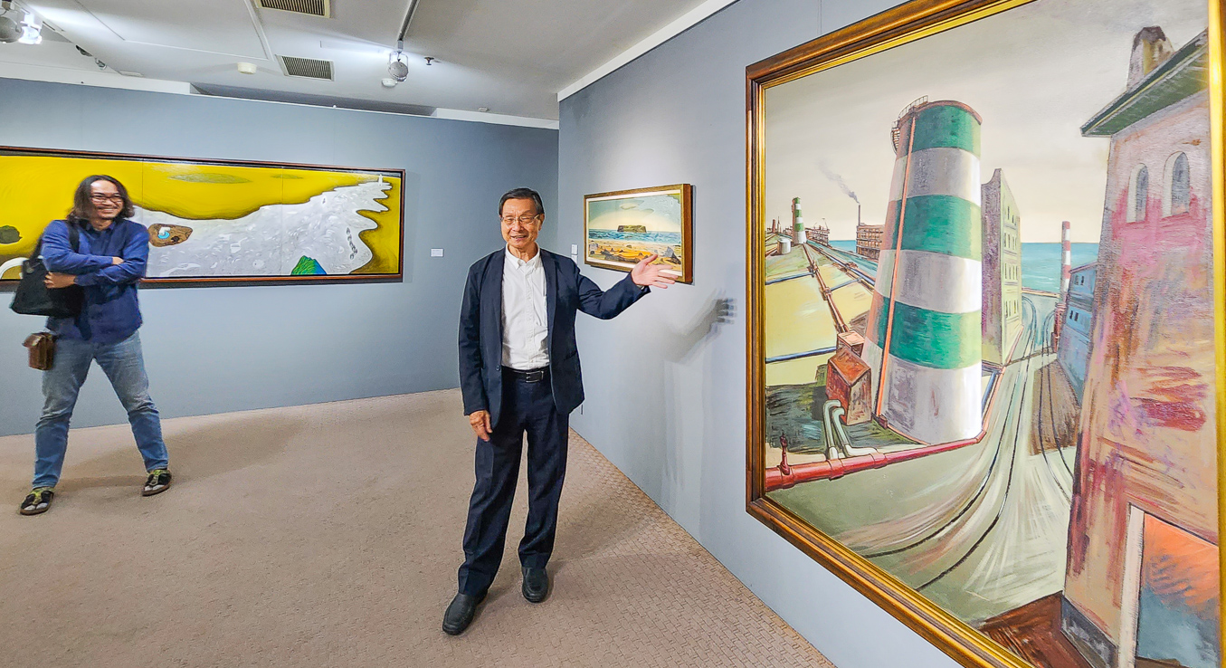 ▲新思惟人文空間推出「新境─新思惟收藏展」 值得你來細細品味。(圖/記者黃淑貞攝)