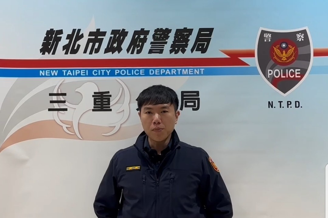 永福所所長汪佐凌說明案情。(記者宋紹誠翻攝)攝)