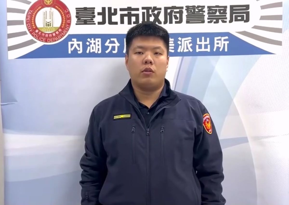 潭美派出所所長張哲偉說明。(記者薛秀蓮翻攝)