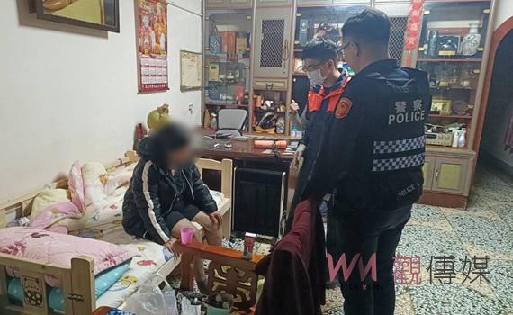 突接獨居岳母求救電話　虎警即刻救援協助就醫