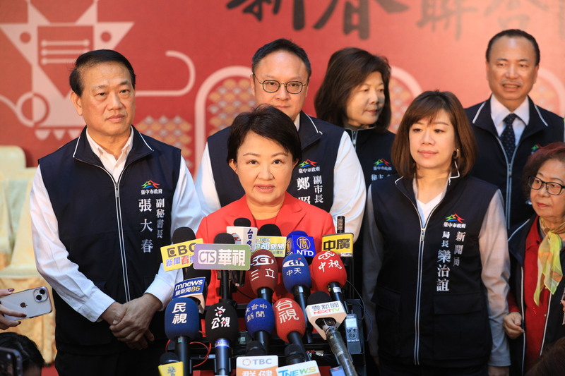 綠委要求盧秀燕到立院備詢，台中市政府表示將由食安處長前往。中央社資照