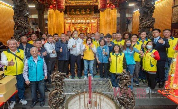 桃園市長八德三元宮參香 與市民共同歡慶天公誕辰
