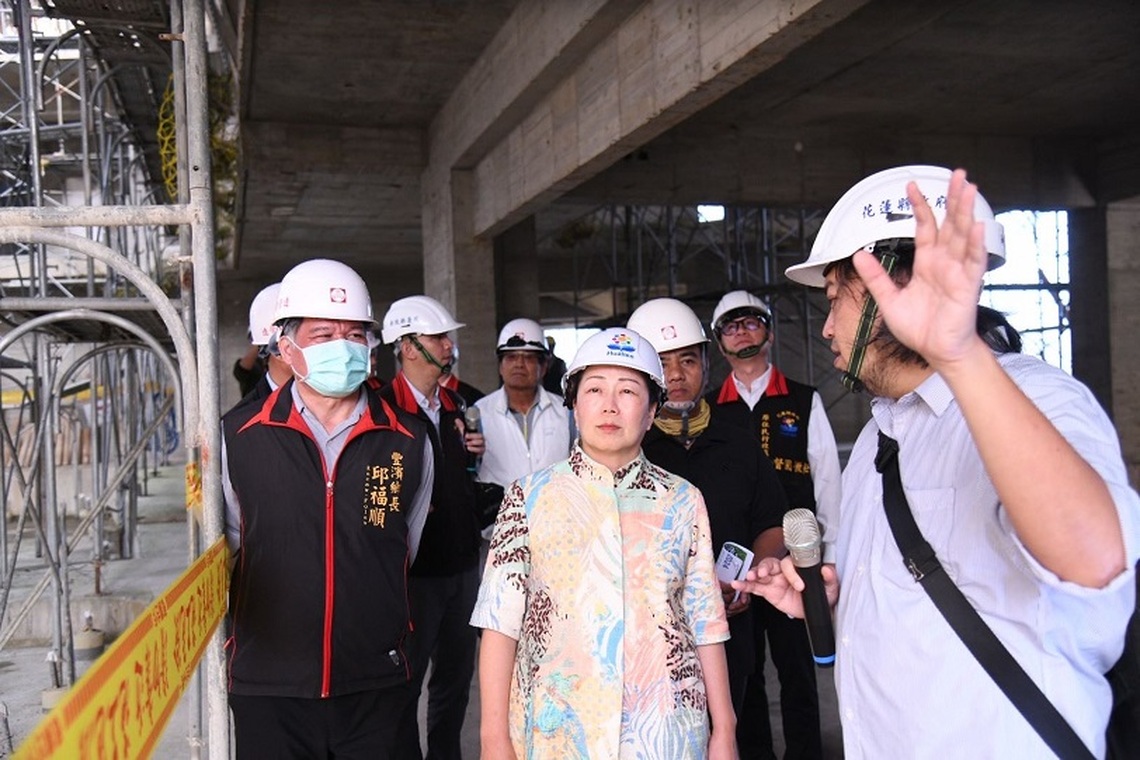 徐榛蔚視察原住民族山海劇場工程進度 打造部落產業自主互助新基地