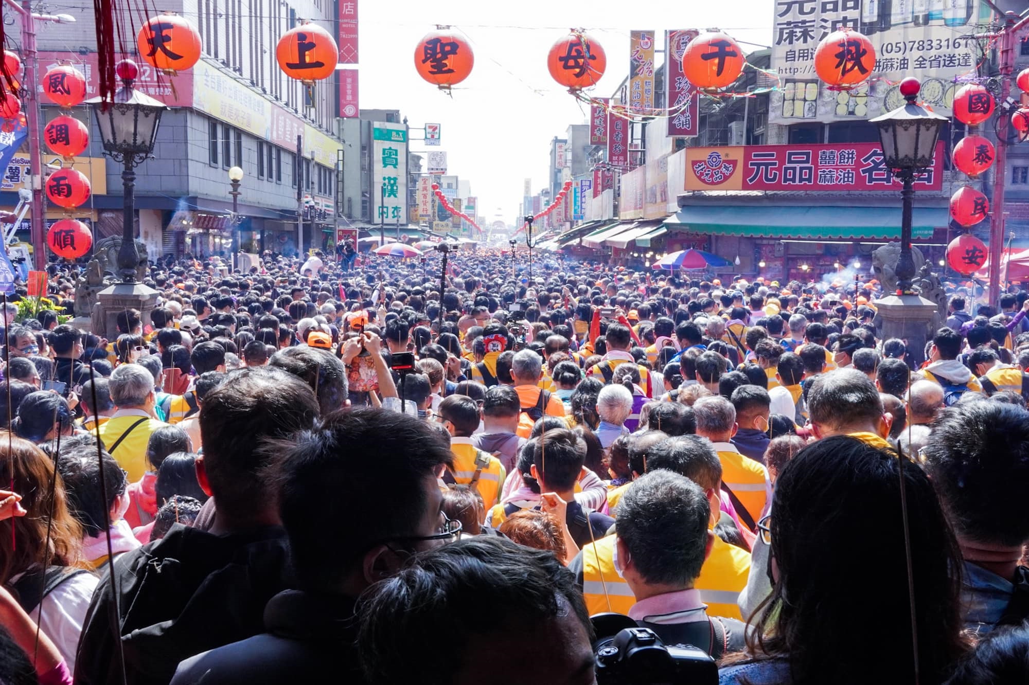 ▲根據朝天宮統計，每年到訪的進香團數量皆超過3000團以上，香客人數更高達數百萬。(北港朝天宮提供)
