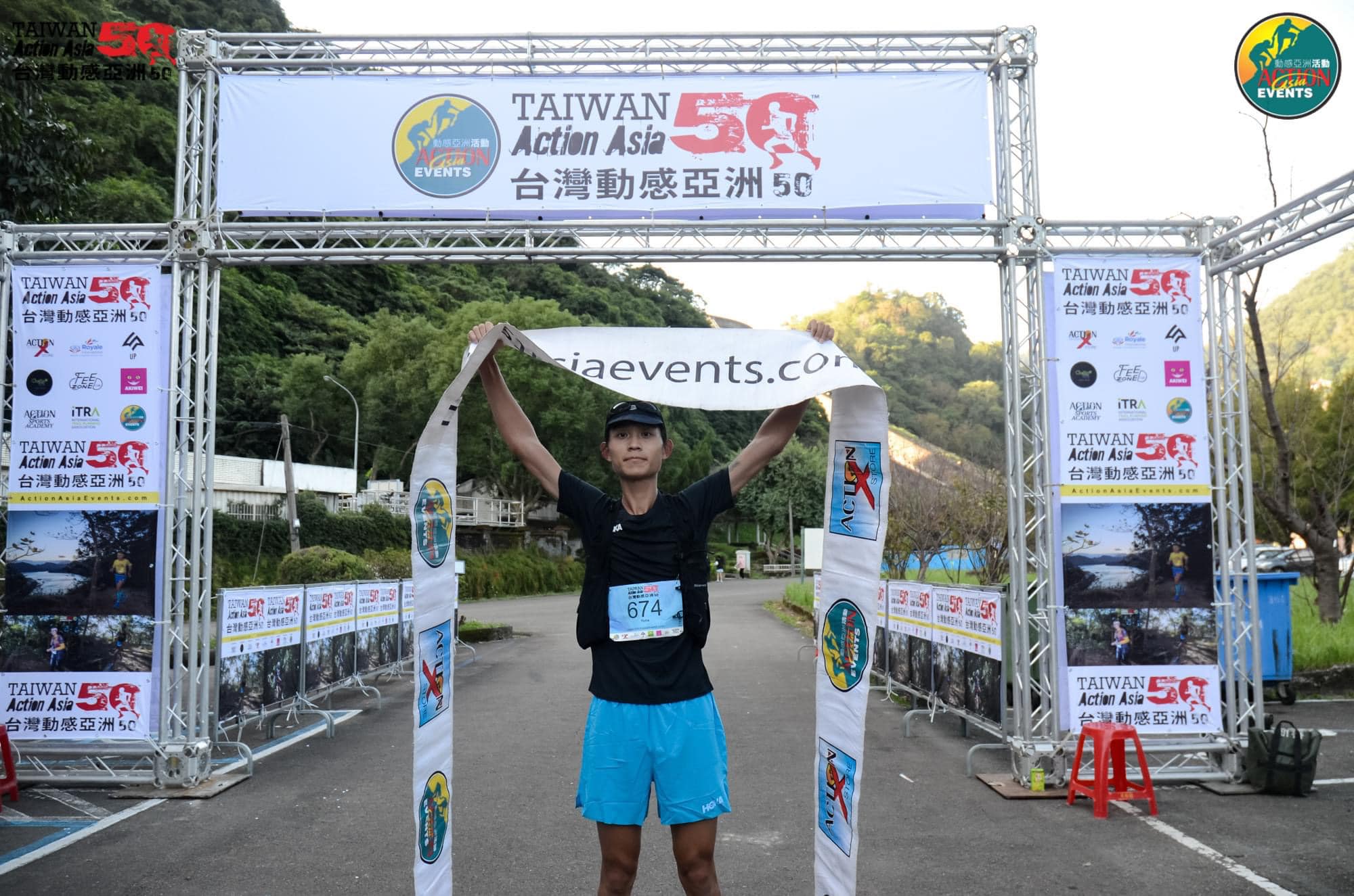 張致遠在動感亞洲越野賽 20 公里組拿下優勝。照片來源:張致遠