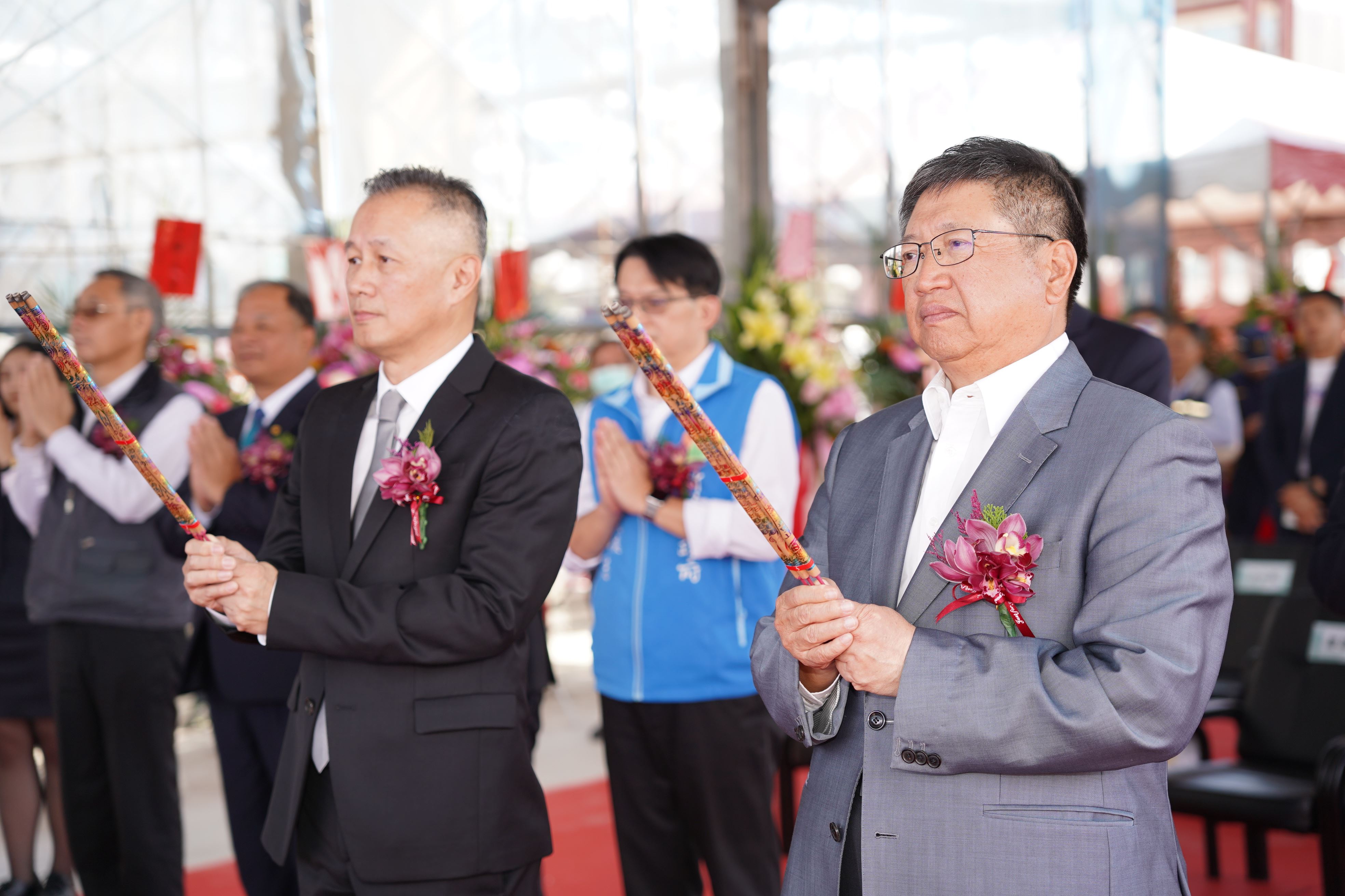 緯創AI園區總部上樑　楊文科歡迎全國人才來竹縣就業