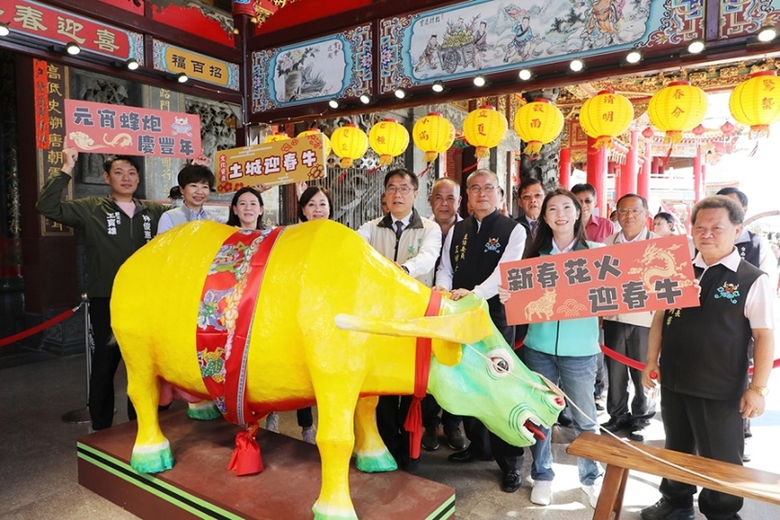 台南鹿耳門聖母廟元宵煙火炸2小時