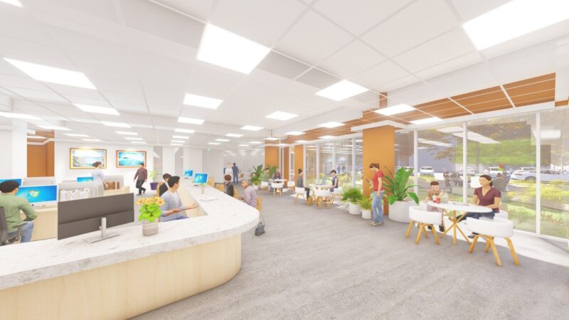 高市府展現淨零建築積極態度  六龜行政中心新建工程  取得「銀級綠建築」和「建築能效第一級」候選證書