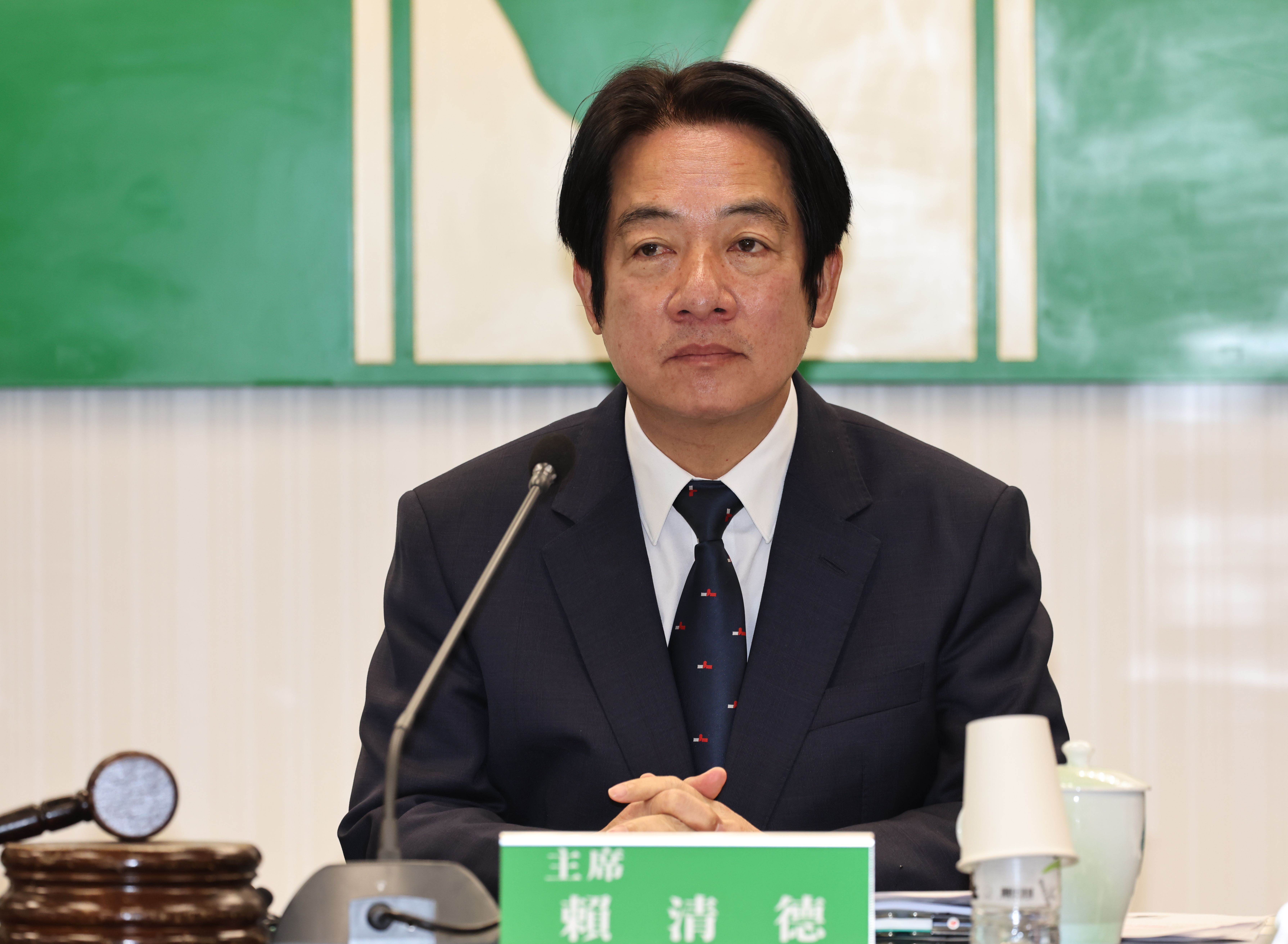 賴清德於中常會上,對金廈海域爭端升溫做出3點表態。資料照片/林啟弘攝