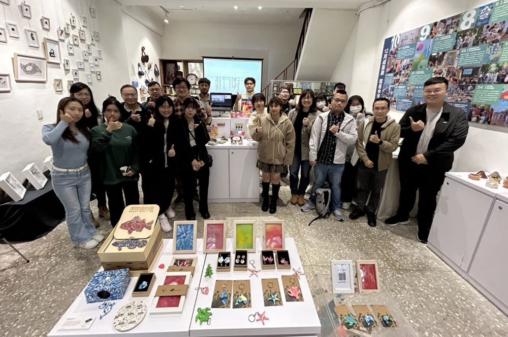 《圖說》龍華科大USR新屋石滬文化永續發展計畫,展示環境永續成果。〈龍華科大提供〉