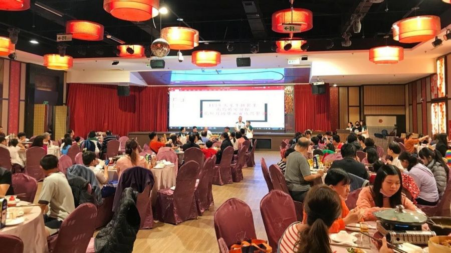 迎慶元宵節 業南島婚宴會館招待家扶兒感恩餐會