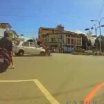 花蓮,車禍,闖紅燈,騎士,撞飛