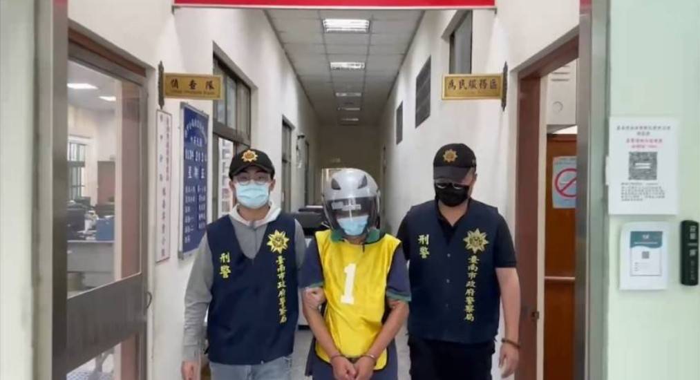 ▲台南市學甲區發生兇殺命案,兇嫌逃亡1小時後遭警方逮捕。(圖/記者陳彥霖翻攝)