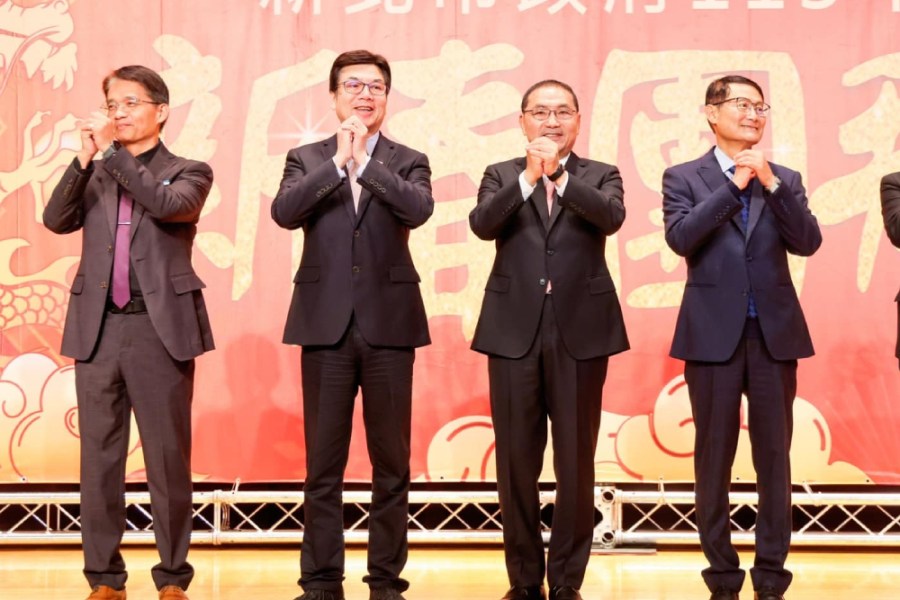 【新北接班人2-2】侯友宜有指定下一棒能量? 藍營揭「兩組織」能釀西瓜效應 193 侯友宜、劉和然同框資料照。
