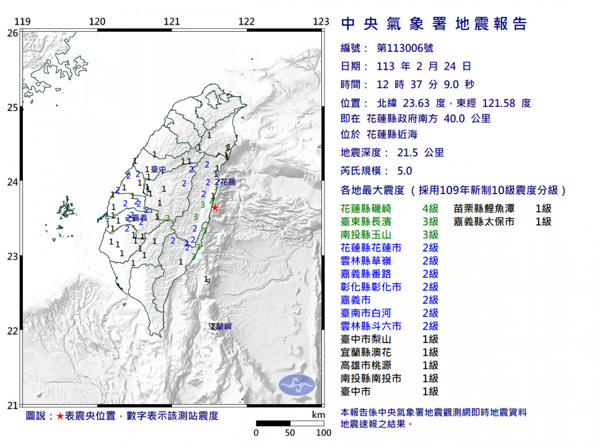 （圖／翻攝自中央氣象署官網）