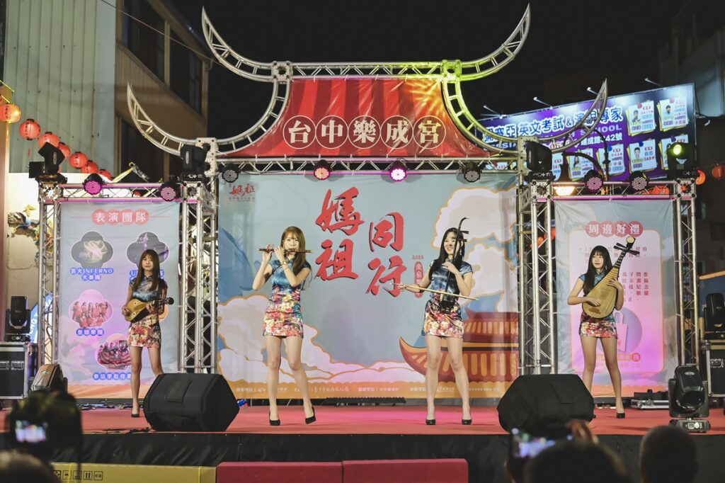 台中媽祖國際觀光文化節「宮廟風華」融合藝術與宗教鬧元宵-台中樂成宮。（圖/台中市政府文化局提供）