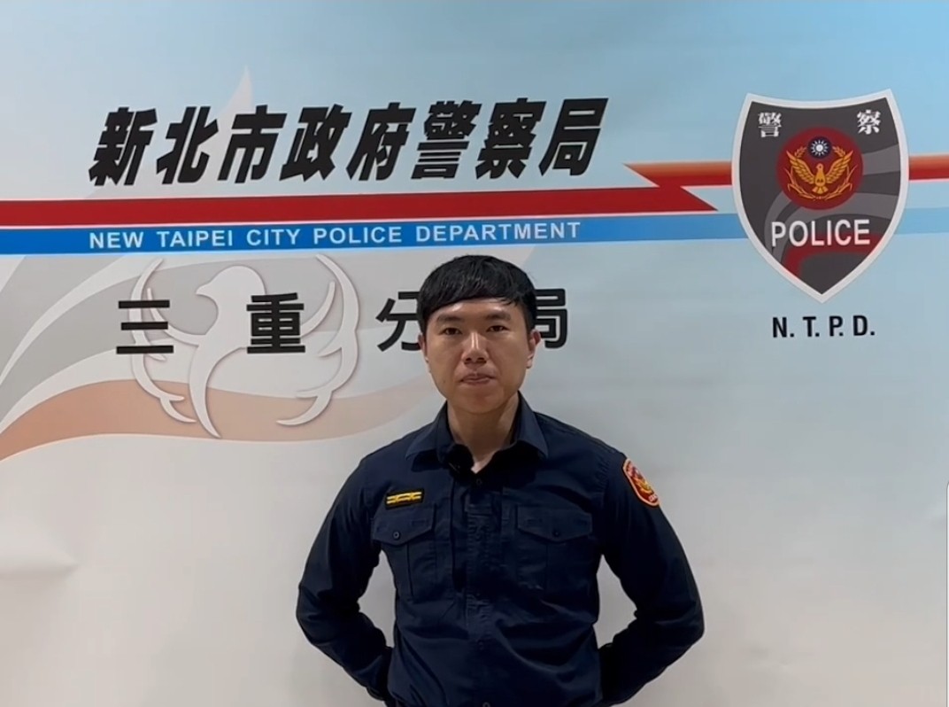 永福所所長汪佐凌說明案情。(記者宋紹誠翻攝)