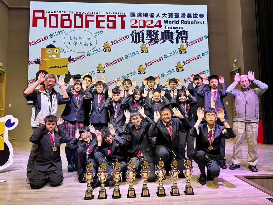 漾新聞|正義中學再為高雄市爭光 Robofest機器人大賽拿下3金2銀與3銅晉級世界賽