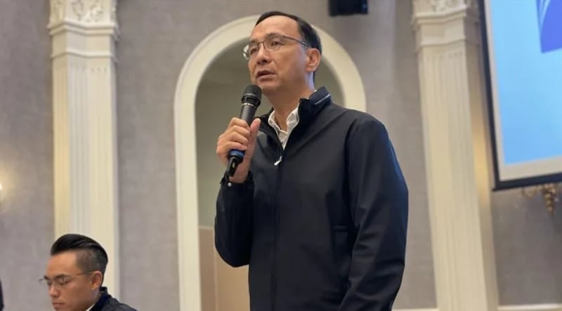 朱立倫赴花蓮參與共識營。國民黨提供