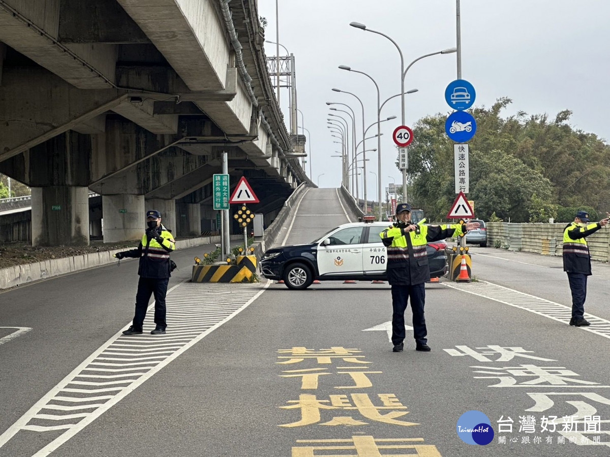 國際自由車環台賽,平鎮警分局規畫縝密交維計畫實施管制。